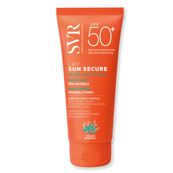 SVR SUN SECURE Sonnenschutzmilch LSF 50+ für Gesicht und Körper, 100 ml