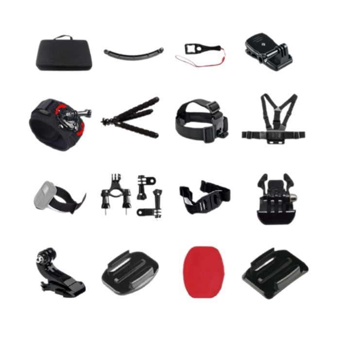 Kit de acessórios para câmera de ação INF 50 em 1, multicolorido
