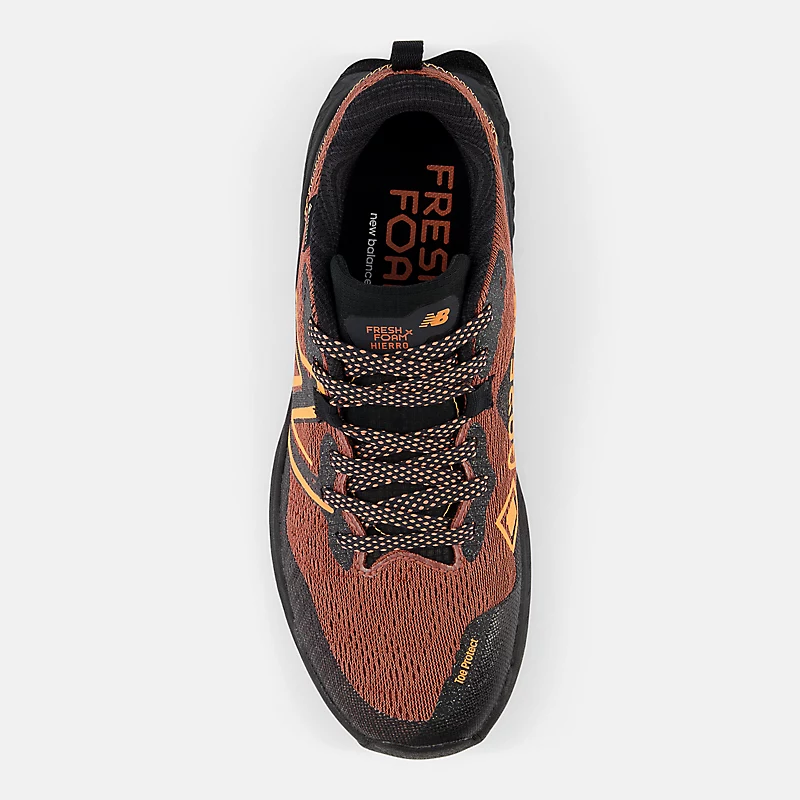 Γυναικεία παπούτσια Fresh Foam X Hierro v7 GORE-TEX® – χρώμα ταμαρίνδου με μαύρο και έντονο μάνγκο