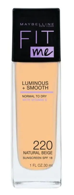 Maybelline Fit Me Luminous & Smooth podkład do twarzy, 220 Natural Beige
