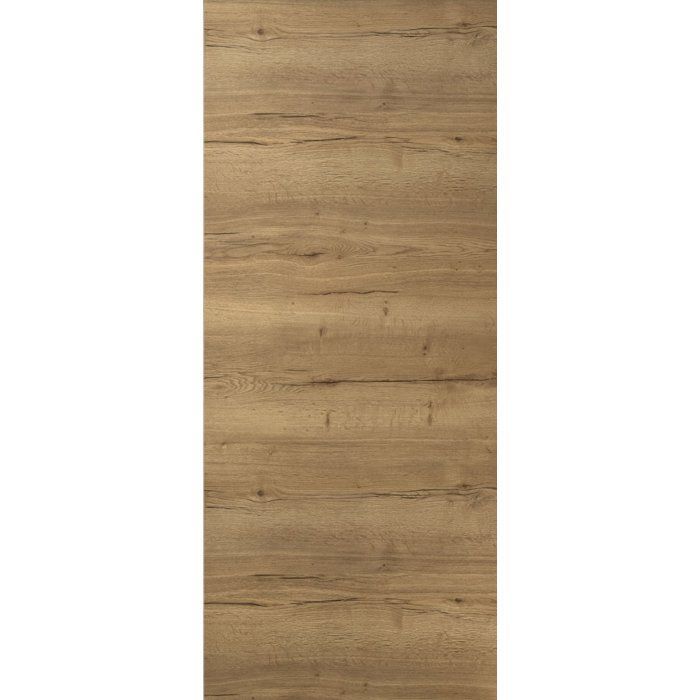 Porta de correr - Carvalho genuíno - A 204 x P 3,8 x L 73 cm - Não pré-furada