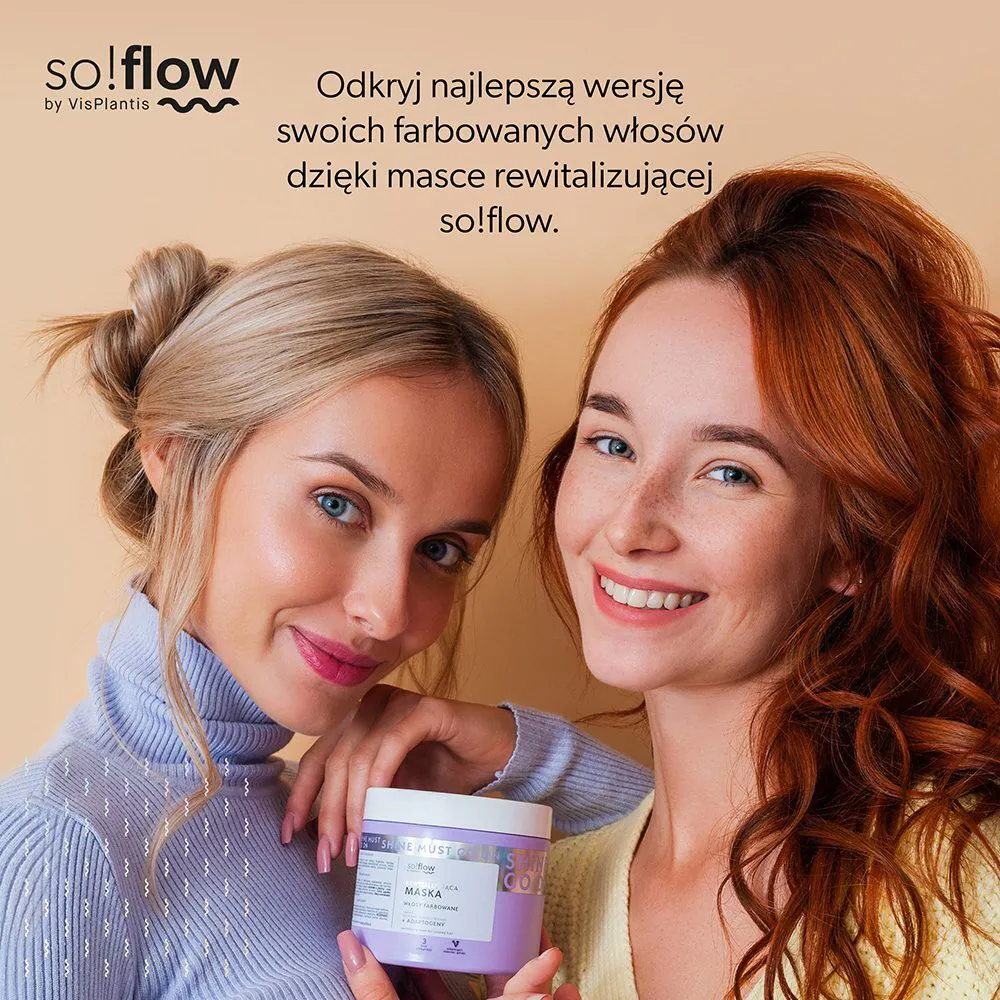 So!Flow Rewitalizująca Maska do włosów farbowanych 400ml