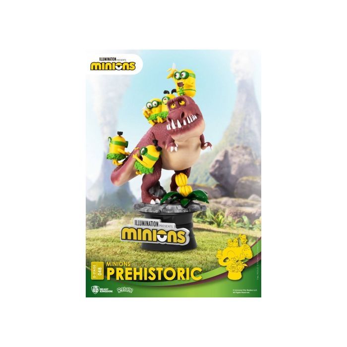Minions-figuurtje - D-Stage Prehistorisch - PVC - 16 cm - Cartoon - Geschikt voor alle leeftijden