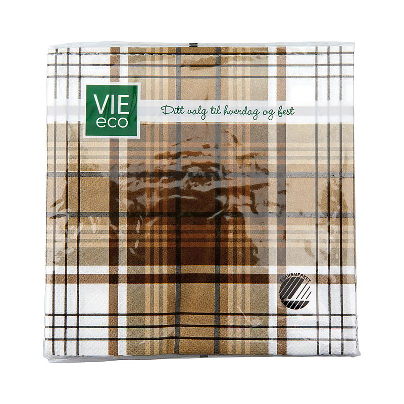 Serviettes Vie Eco, paquet de 20, 33 x 33 cm