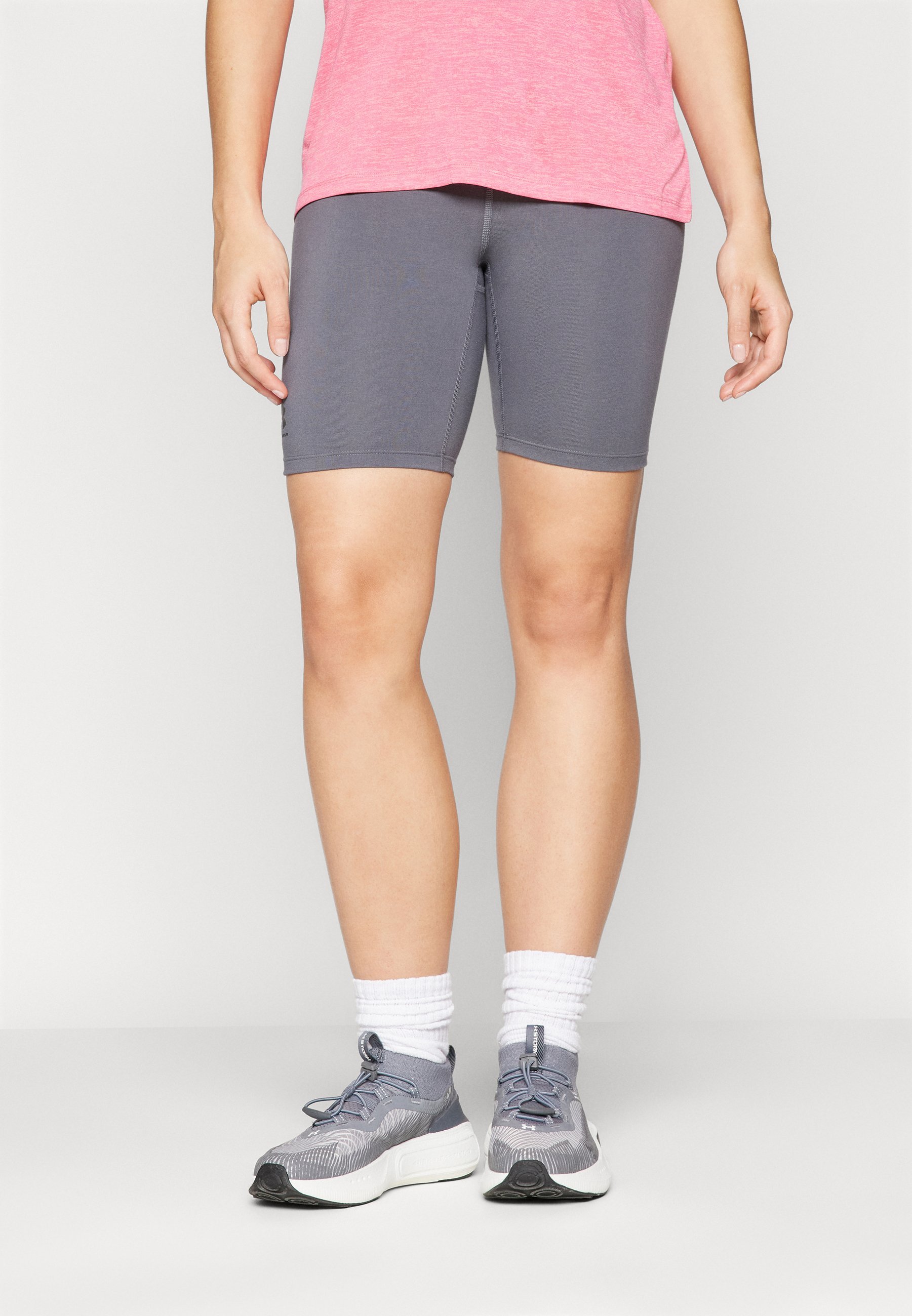 Under Armour RIVAL SHORT - Leggings - castlerock/zwart
