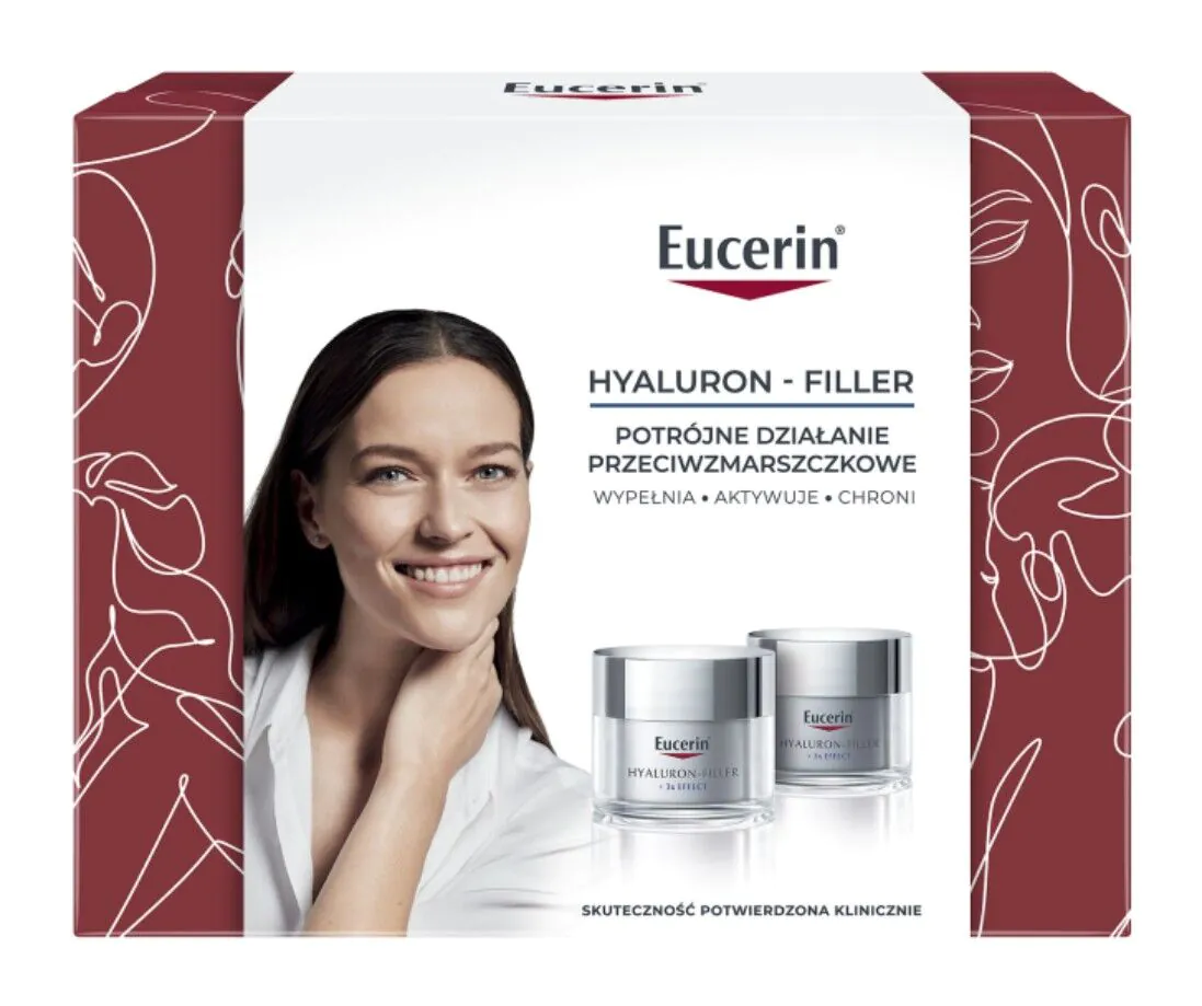 Eucerin Hyaluron Filler Zestaw kosmetyków nawilżających do twarzy