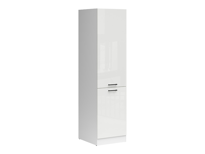 Szafka kuchenna dolna Junona Line 50 cm wysoka prawa kredowy połysk