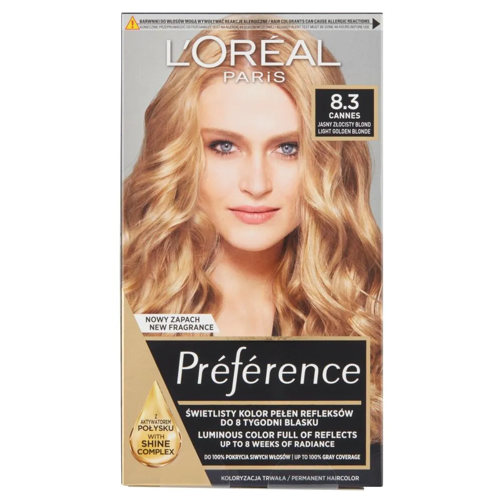 Preference Farba do włosów X 8.3 Cannes