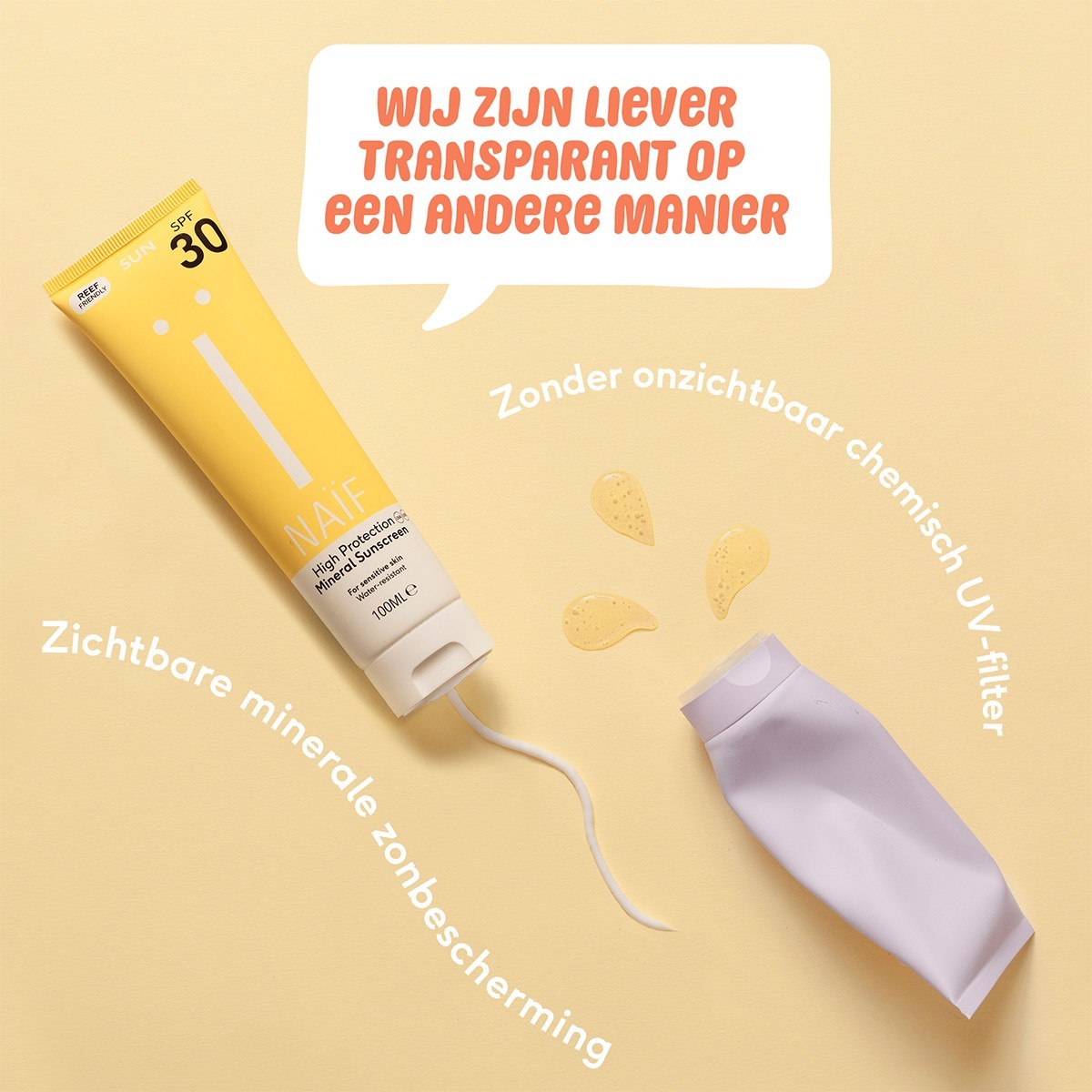 Opaľovací sprej Naif Sun Spray pre dospelých, SPF 30 – 100 ml