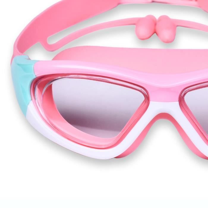 Occhialini da nuoto - SURENHAP - Per bambini - Visione chiara - Rosa arancio - Antiappannamento