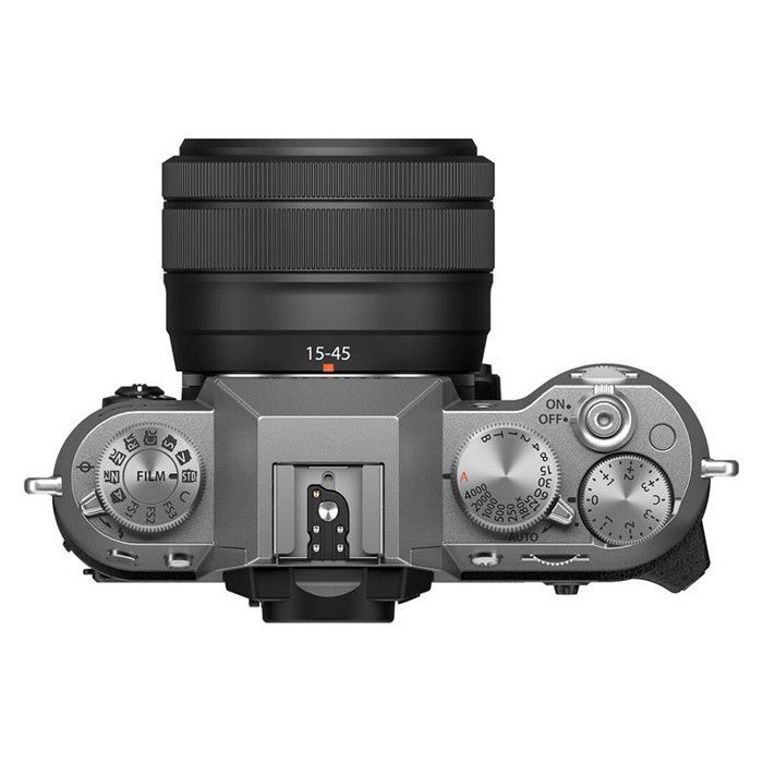 Fotocamera ibrida Fujifilm X-T50 argento + obiettivo 15-45 mm