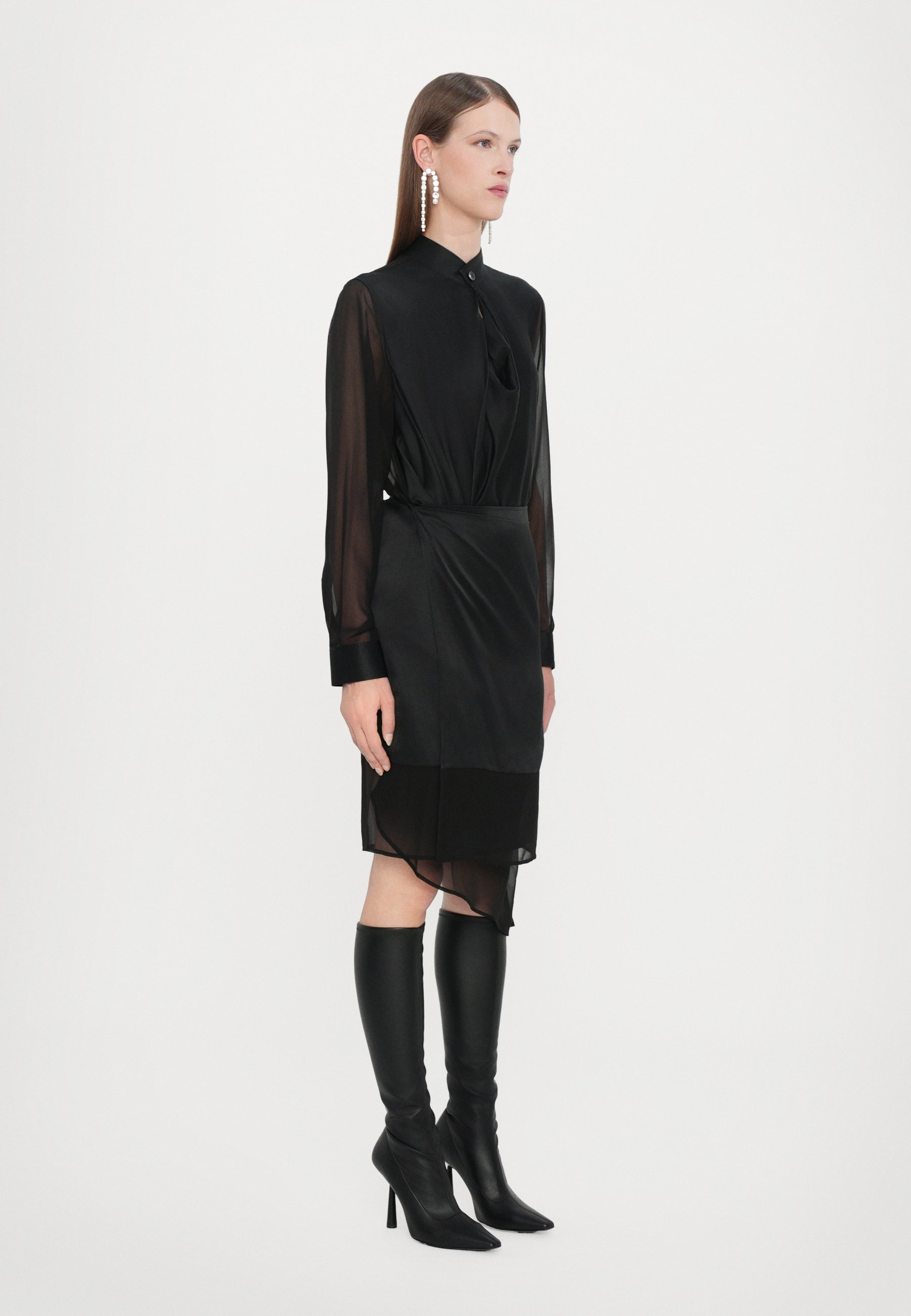 Helmut Lang Schal – Cocktailkleid / Partykleid – schwarz