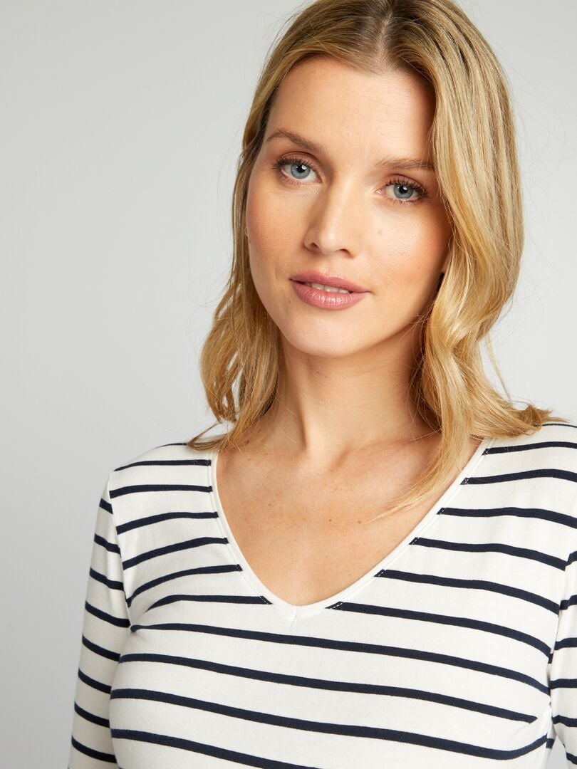 Zwangerschaps-T-shirt - BLAUW
