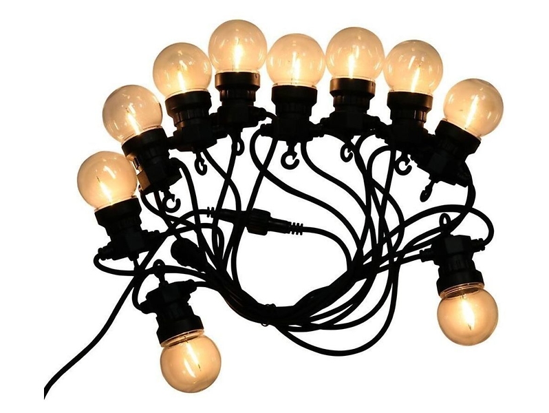 Girlanda ogrodowa VT-71510 LED 5 m z tworzywa sztucznego czarna