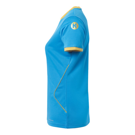 Curve Camiseta Mc De Mujer Kempa Azul/dorado Kempa