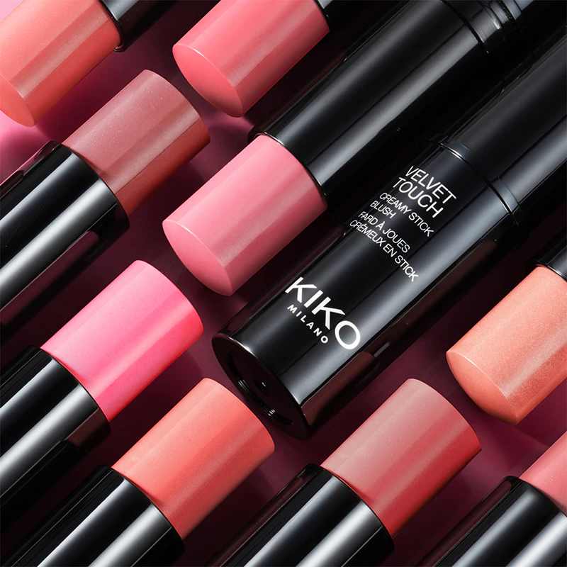 Blush em bastão cremoso KIKO Milano Velvet Touch