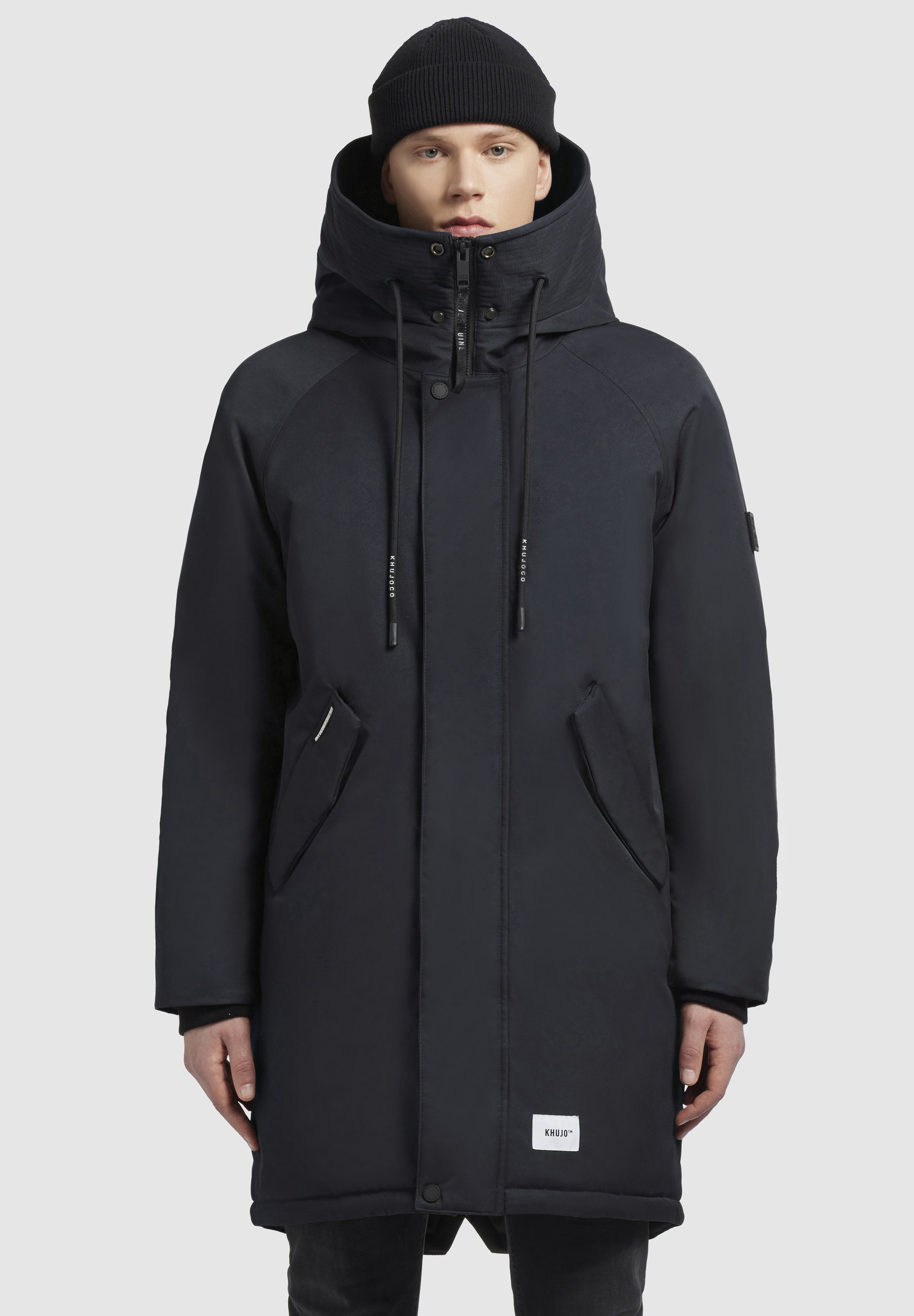 khujo HANT - Parka - ciemnoniebieska