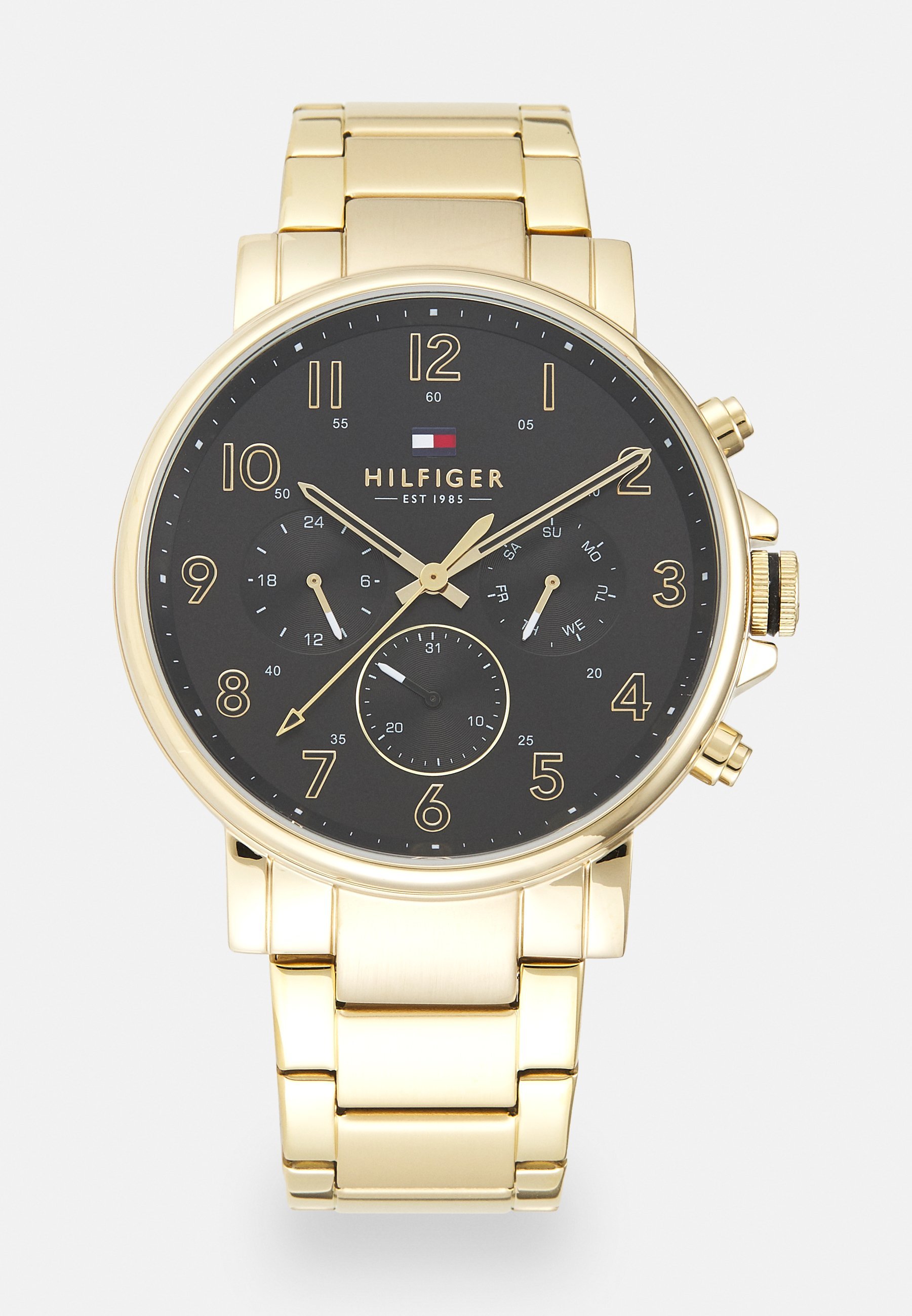 Tommy Hilfiger DANIEL - Chronograafhorloge - goudkleurig/zwart