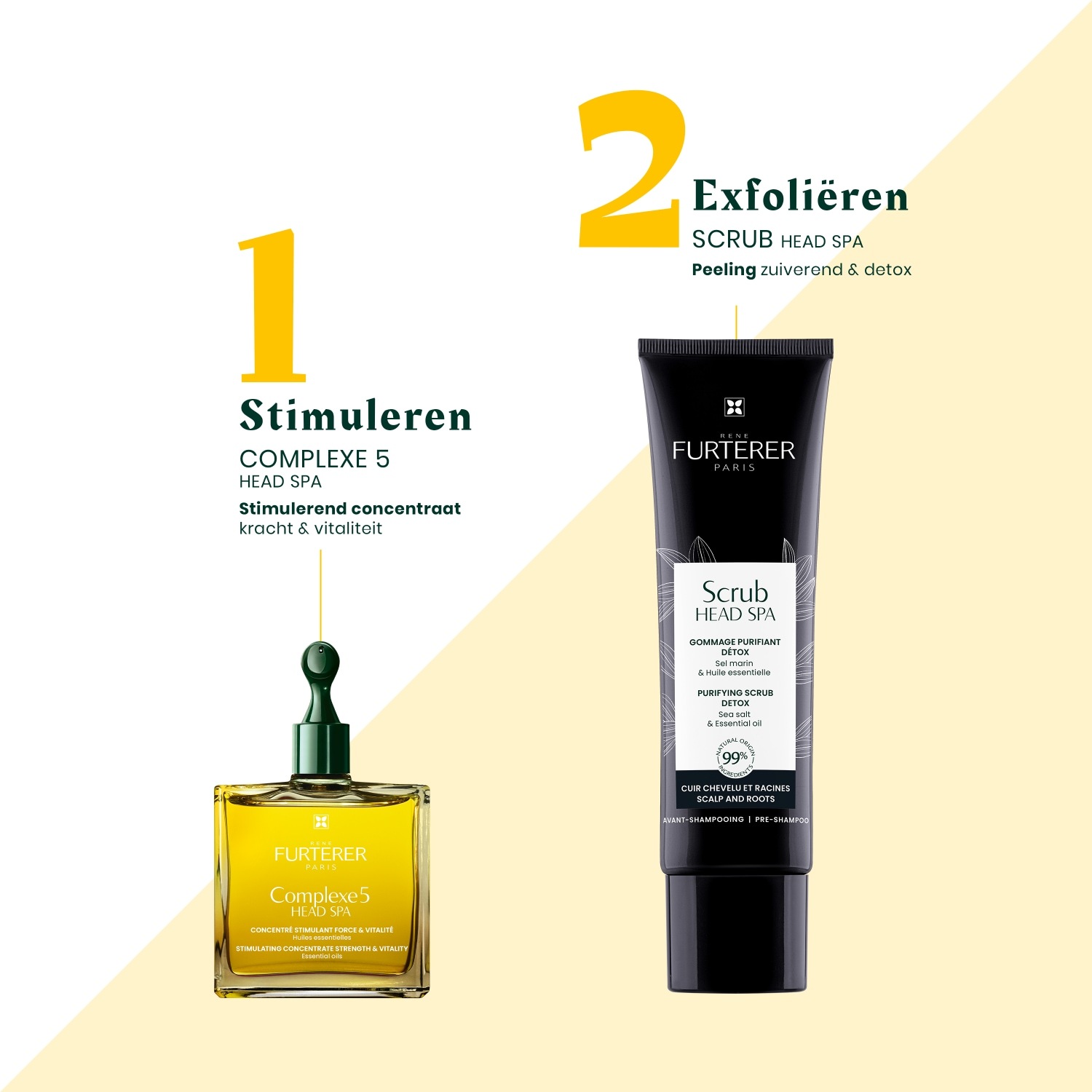 René Furterer tretman za kosu Complexe5 Head Spa Energizirajući koncentrat za snagu i vitalnost - 50 ml