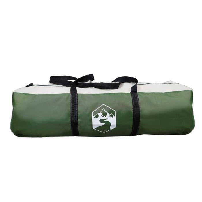Familienzelt - Dbaiyi-Ddis - Tunnelzelt für 8 Personen - Wasserdicht - 185T Polyester - 3 Schlafzimmer