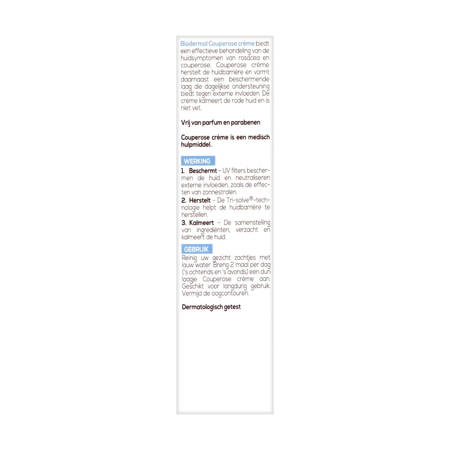 Biodermal gezichtscrème Couperose crème - 30 ml