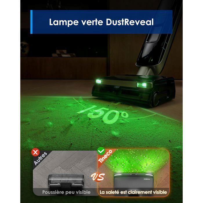 Aspirapolvere e lavapavimenti senza fili Tineco Floor One S9 Master, con tecnologia ThermoBlast.
