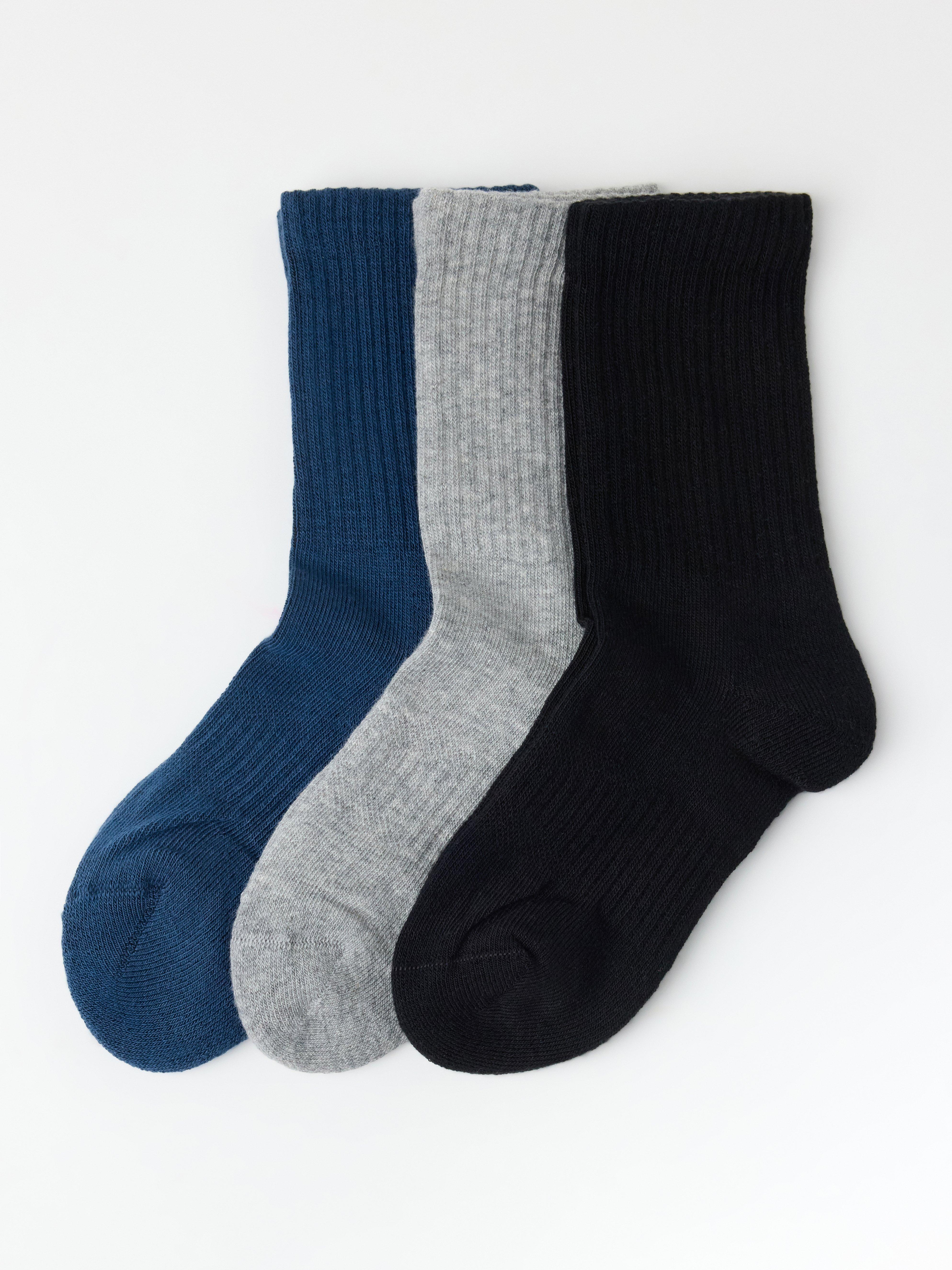 Paquete de 3 pares de calcetines negros