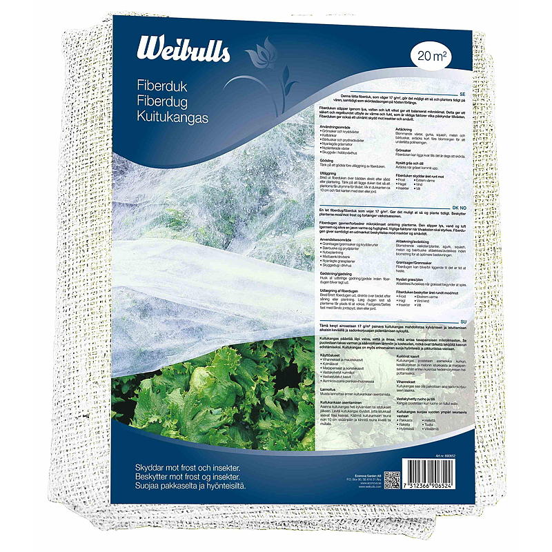 Weibulls Fiberdug 2x10 m