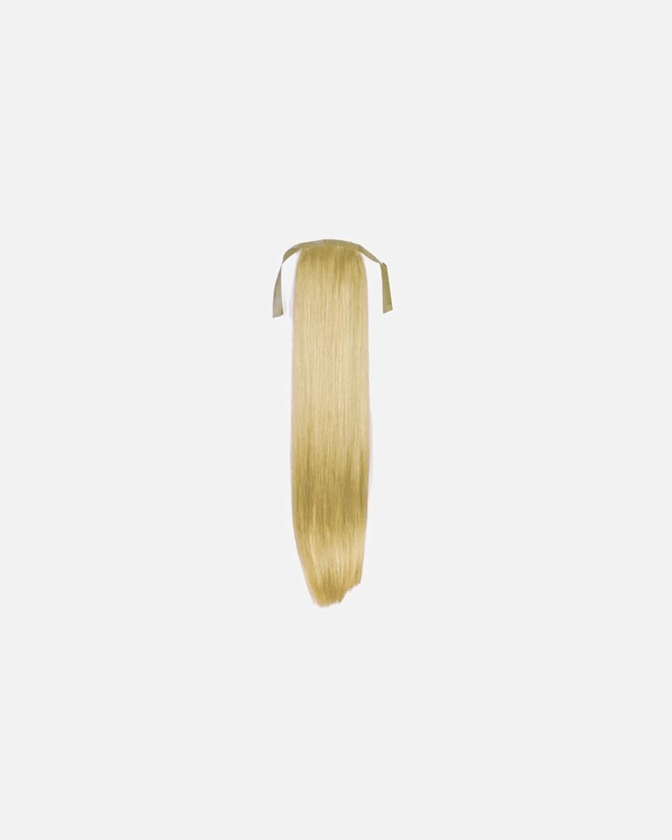 „Fashiongirl Extensions“ susegami arklio uodegos priauginami plaukai #613 šviesūs - tiesūs - #613 šviesūs