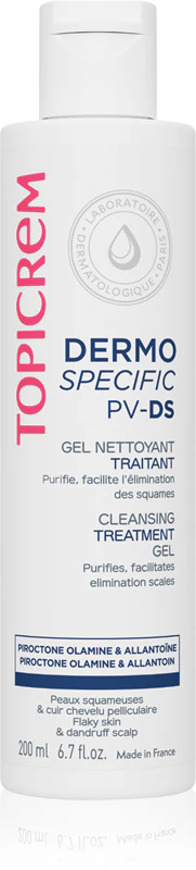 Topicrem PV/DS Gel de Limpeza para o corpo e couro cabeludo