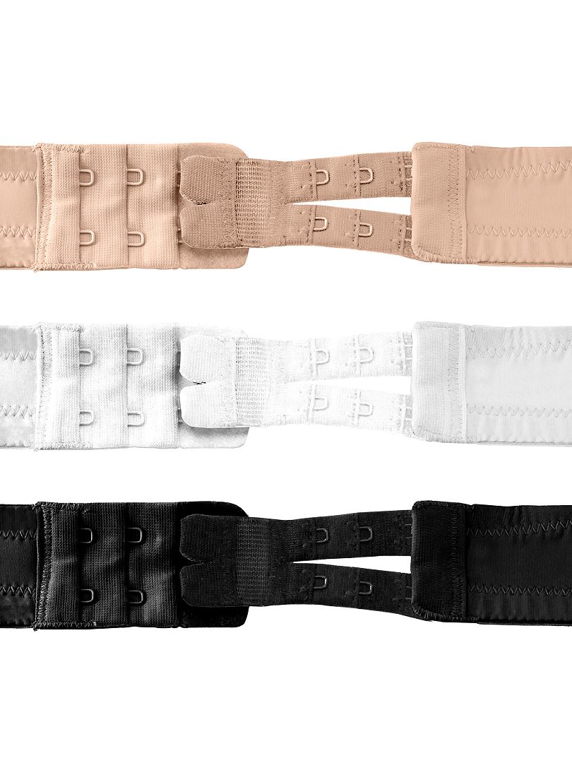 Set van 3 'Bye Bra' bh-verlengstukken - beige