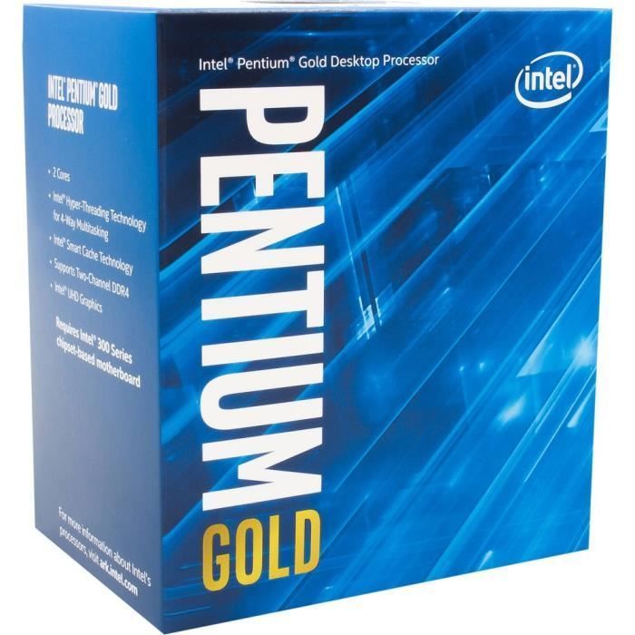Processore Intel Pentium Gold G-6500 (BX80701G6500) Socket LGA1200 (chipset Intel serie 400) 58W