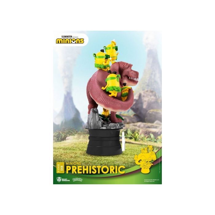 Minions-figuurtje - D-Stage Prehistorisch - PVC - 16 cm - Cartoon - Geschikt voor alle leeftijden