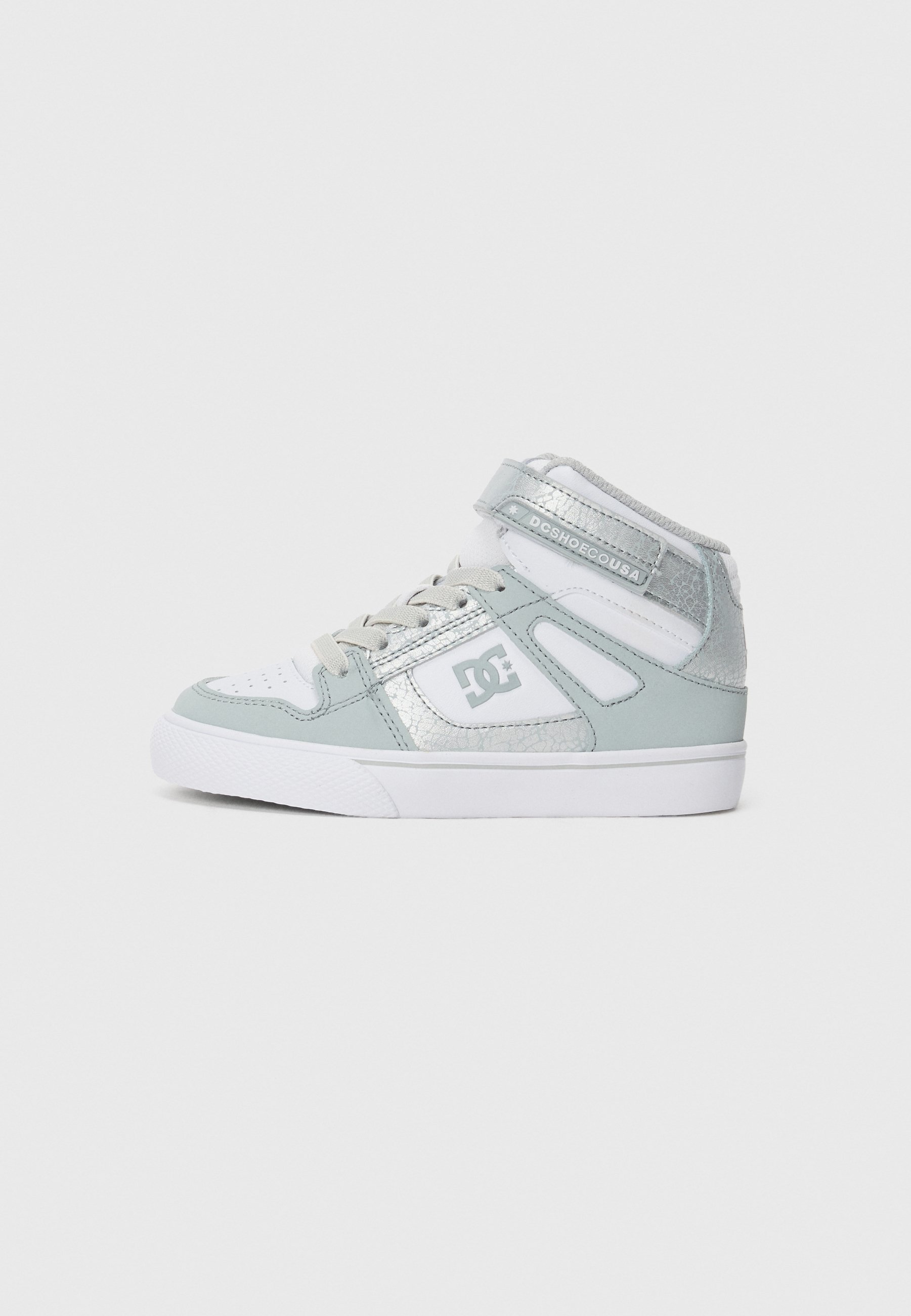 Tênis DC Shoes PURE UNISEX - Cano alto - branco/prateado