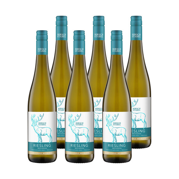 Riesling QbA, 6 φιάλες των 0,75 l