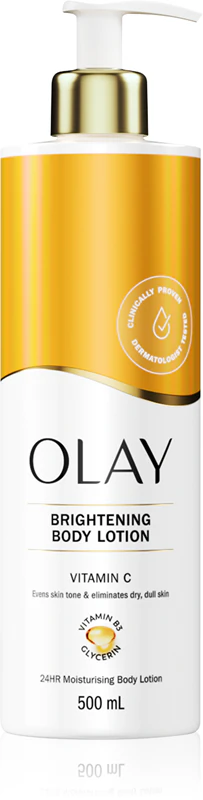 Olay Vitamin C Brightening Body Lotion – feuchtigkeitsspendende Körperlotion mit revitalisierenden Eigenschaften