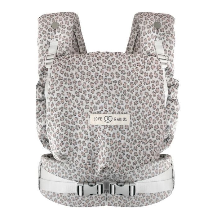 LOVE RADIUS - Marsupio Physiocarrier 2 0-36 mesi con stampa leopardata