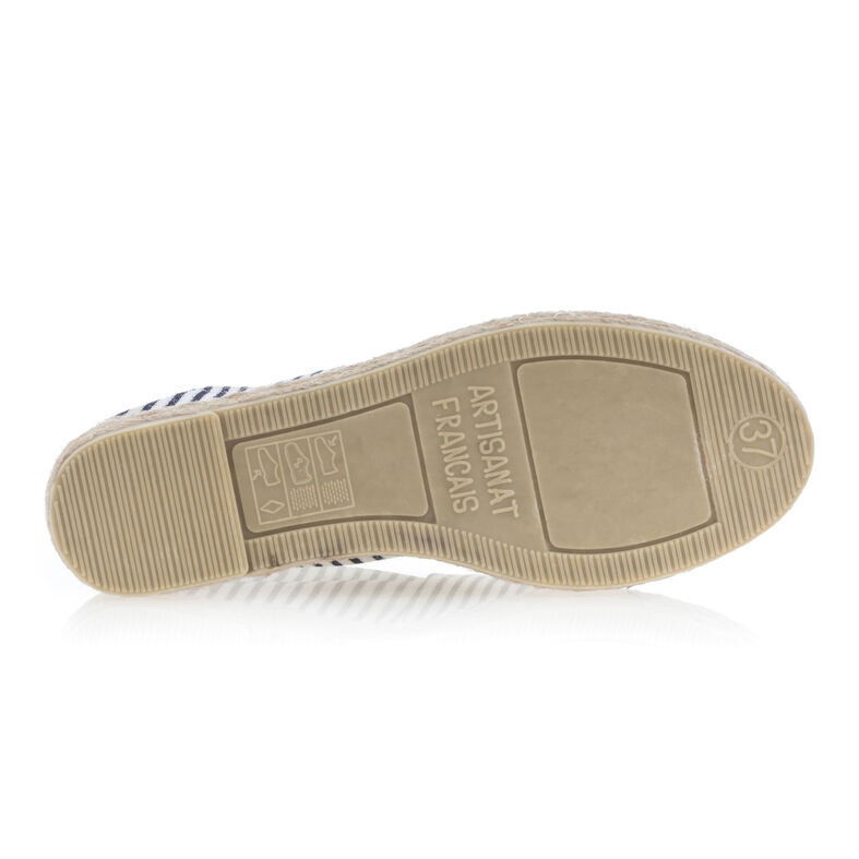 Blå espadriller med tausåler til dame