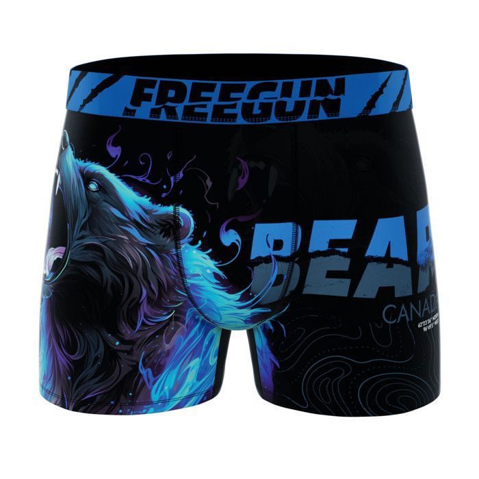 Calzoncillos bóxer Freegun para hombre - Naranja (Paquete de 4)