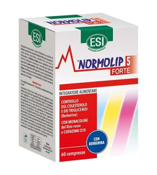ESI Esi Normolip 5 Forte 60 tabletten voor cholesterolbeheersing