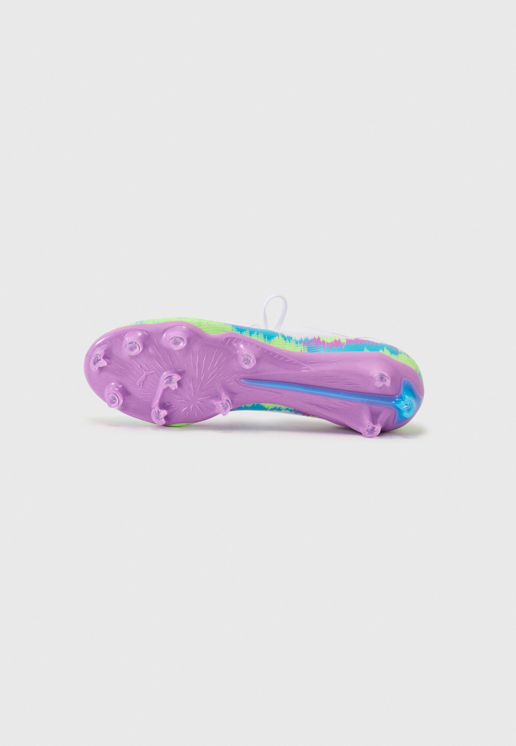 Puma ULTRA 6 MATCH FG/AG - Voetbalschoenen voor stevige ondergrond - wit/fris appelgroen/helder aquablauw/puur magenta