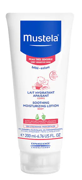 Mustela Bebe Łagodzące mleczko nawilżające