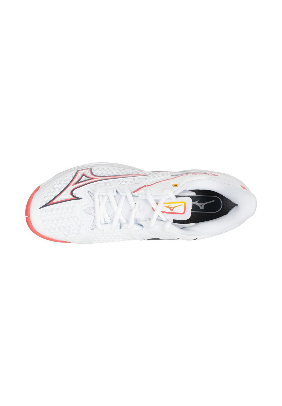 Mizuno WAVE EXCEED TOUR ALLCOURT - Tennisschuhe für verschiedene Beläge - Weiß/Calypso-Koralle/Isländisches Blau