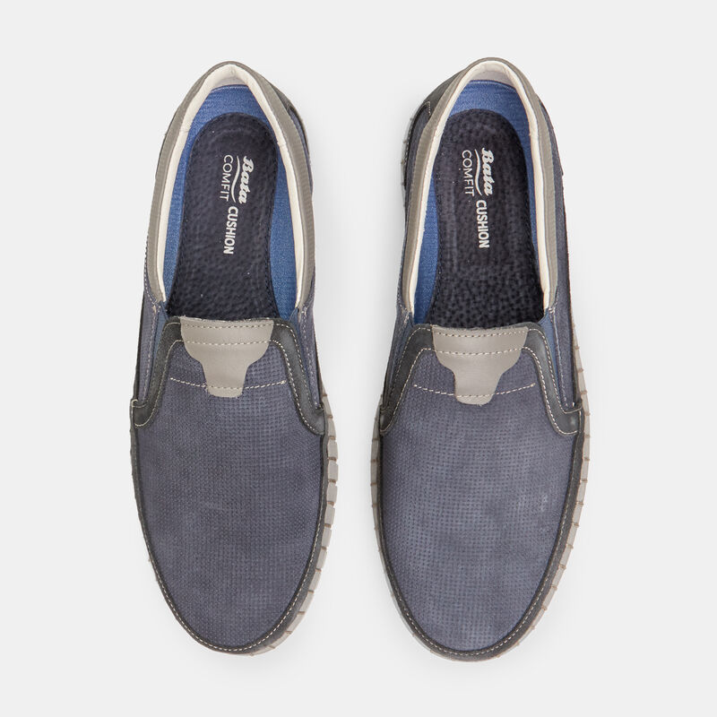 BATA Męskie półbuty zamszowe typu slip-on