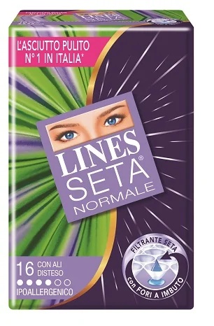 LINES Lines Normal Silk Wings 16 flache Damenbinden