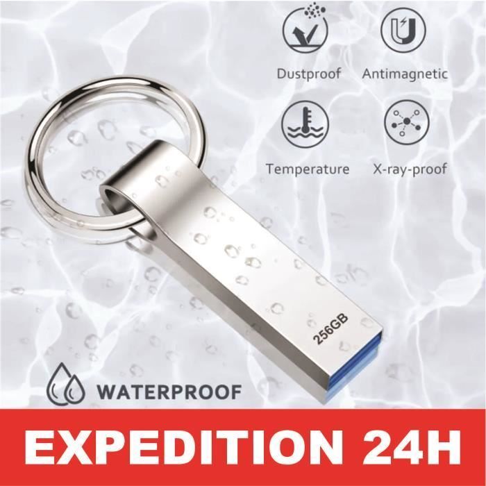 Memoria USB ZISONIX - 256 GB - USB 3.0 - Gran capacidad - Alta velocidad