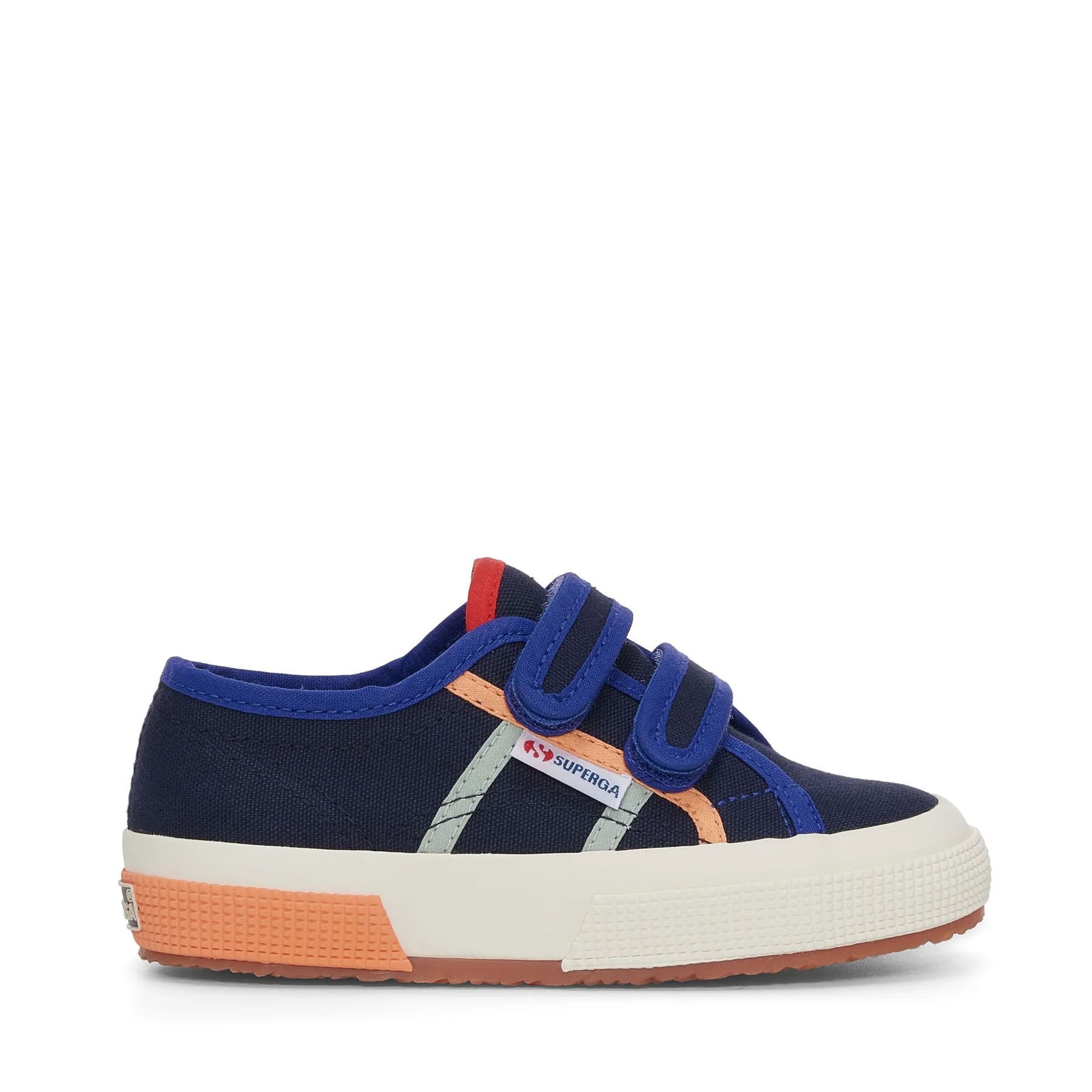 2750 KIDS STRAPS COLORBLOCKING-BLUE NAVY-BLUE SPECTRUM RED