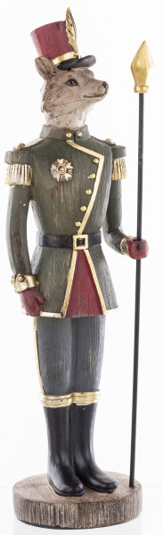 Figurka Lis w mundurze 35x9 cm