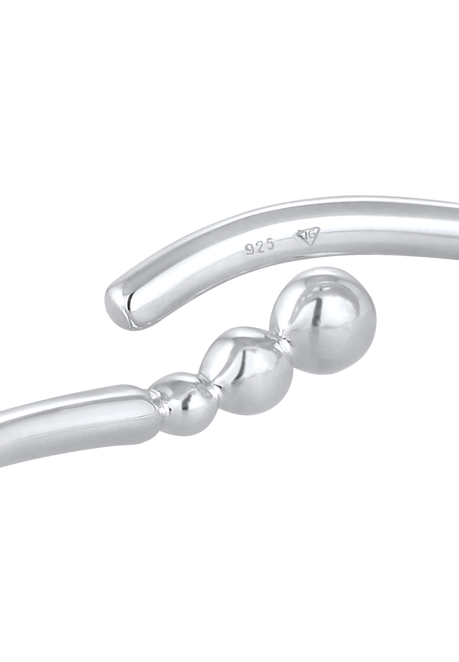 Elli Femmes Anneau de bras Élégant étincelant avec cristaux en argent sterling 925