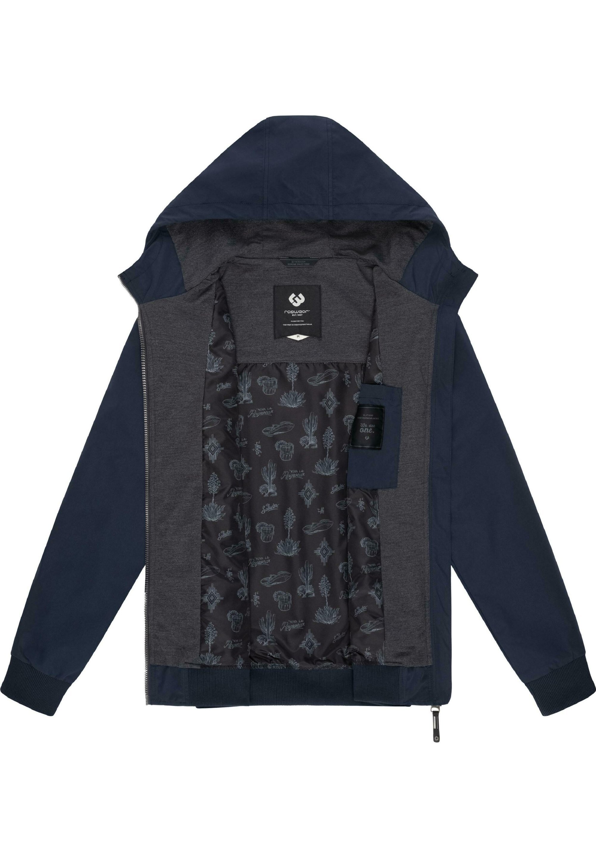 Ragwear PERCI - Giacca impermeabile - blu scuro